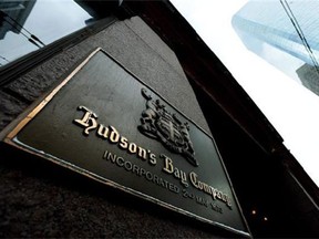 The flagship Hudson's Bay Company store is pictured in Toronto on January 27, 2014. Investors will be looking to see how the country's oldest retailer (TSX:HBC) fared when it reports its results on Tuesday.THE CANADIAN PRESS/Nathan Denette