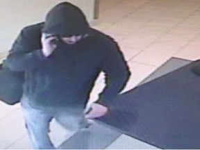 LaSalle police are searching for a suspect wanted in connection with three thefts at local fitness clubs in the area. (Courtesy of LaSalle Police Service)
