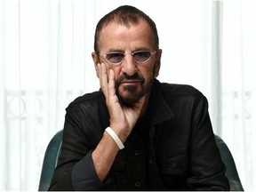 Ringo Starr poses for a portrait at The London Hotel, in West Hollywood, Calif. Already a member of the Rock and Roll Hall of Fame as a Beatle, Starr will be inducted in April 2015, as an individual, joining John, Paul and George with that distinction. (John Shearer/Invision/AP)