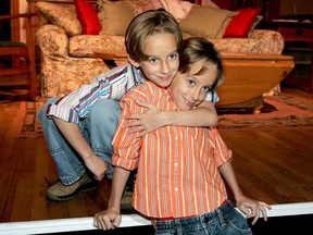 Sawyer Sweeten, known for his role on "Everybody Loves Raymond", has reportedly killed himself at the age of 19. SANTA MONICA, CA - APRIL 28:  Actors Sullivan Sweeten (R) and Sawyer Sweeten attend the Everybody Loves Raymond Series Wrap Party at Hanger 8 on April 28, 2005 in Santa Monica, California.  (Photo by Kevin Winter/Getty Images)