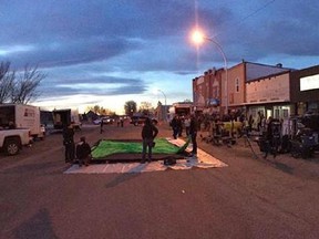 Local crews film scenes of Fargo in Alberta. (Courtesy of FX)