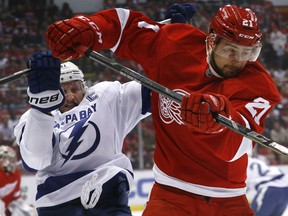 Here's the opening playoff video before the Detroit Red Wings faced the Tampa Bay Lightning in Game 3 of the Eastern Conference quarter-final at Joe Louis Arena.