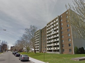 The Brighton Apartments building at 350 Elliott St. East near downtown Windsor is shown in this 2014 Google Maps image.