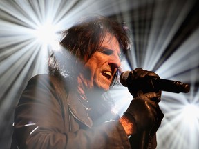 Alice Cooper performs at John Varvatos Detroit Store Opening Party hosted by Chrysler on April 16, 2015 in Detroit, Michigan. (Photo by Tasos Katopodis/Getty Images for John Varvatos)