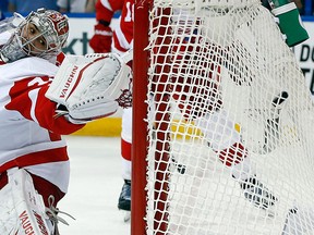 Petr Mrazek of the Detroit Red Wings is succeeding in the Stanley Cup playoffs despite just 40 games of NHL experience on his resume.