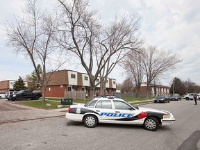 A Windsor police cruiser in the 5400 block of Lassaline Avenue on April 19, 2015. Patrol officers and detectives investigated the possible abduction of a child in the neighbourhood. The report turned out to be unfounded. (Dax Melmer / The Windsor Star)
