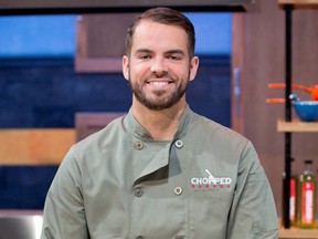 Benjamin Leblanc-Beaudoin, local chef and owner of the Iron Kettle Bed and Breakfast in Comber, is the latest Windsor-area chef to compete in the second season of Chopped Canada on the Food Network. Three other local chefs were featured in earlier episodes this season. (Photo: Courtesy Paperny Entertainment/Food Network)