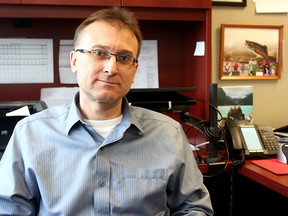 Bruno Ierullo, the City of Windsor's executive director of Employment and Social Services, in his office on April 10, 2015. (Dylan Kristy / The Windsor Star)