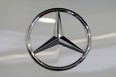 The Mercedes-Benz logo on a vehicle at the Pittsburgh Auto Show is shown in this 2013 file photo. (Gene J. Puskar / Associated Press)