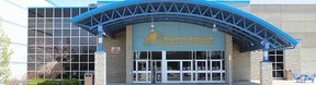 The front entrance of the Kinsmen Recreation Complex in Leamington. (Handout / The Windsor Star)