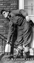 Jim Barta starts his delivery route on April 9, 1957 after production and delivery were resumed at the plant of Purity Dairies. As members of Local 800, Purity Dairies was on strike since March 30 and returned to work pending arbitration of the labor dispute on April 9. (FILES/The Windsor Star)