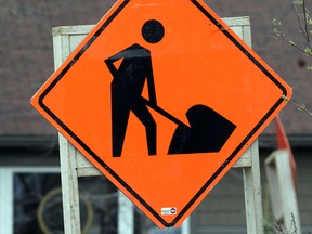 It's the time of year of extensive road construction. (Jason Kryk/The Windsor Star)