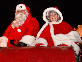 Al Kozma as Santa Claus in a local parade. (Courtesy of Bonnie Kozma)