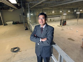 Qing Qing Lin, owner of MultiFoods Supermarket is shown in the former Price Chopper building on Crawford Ave. in Windsor, ON. on Wednesday, April 8, 2015. The building is being completely renovated for the new grocery store which will open soon. (DAN JANISSE/The Windsor Star)
