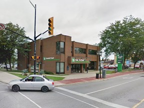 The TD Canada Trust location at 255 King St. West in downtown Chatham is seen in this 2014 Google Maps image.
