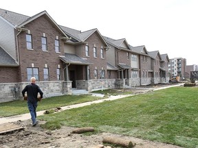 The exterior of the RiverTown Terrace development. The development by Valente Real Estate is located on Wyandotte Street East near Lauzon Road. (DAN JANISSE/The Windsor Star)