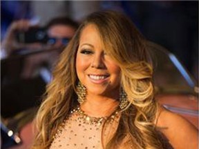 Mariah Carey is seen at her Official Welcome to Caesars Palace on Monday, April 27, 2015, in Las Vegas, NV. (Photo by Andrew Estey/Invision/AP)