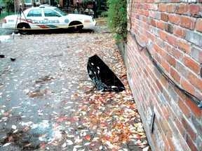 The scene of the stabbing murder of Nighisti Semret, 55, on Oct. 23, 2012
