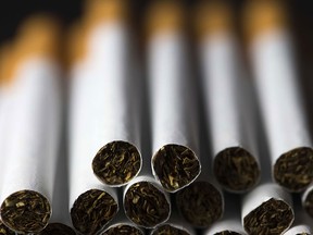 Picture of cigarettes taken on September 25, 2014 in Paris.  (JOEL SAGET/AFP/Getty Images)