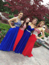 Keiana Johnston, Mikaela Charbonneau, Brooke Schulz and Sydney Vaskor at the St. Anne’s High School prom on May 15, 2015. (Tracy Schulz/Special to The Star)