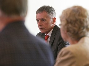 Alan Wildeman speaks during the University of Windsor board of governors meeting in Assumption Hall in Windsor on Tuesday, May 26, 2015.               (TYLER BROWNBRIDGE/The Windsor Star)