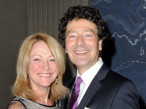 Brigit Wilson and Antoni Cimolino appear at the Stratford Festival Legacy Award Gala honouring Martha Henry. Photo by Tom Sandler.