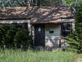 This home on Elm Avenue received three bids at a city auction, and sold for $25,900.  (JESSELYN COOK/The Windsor Star)