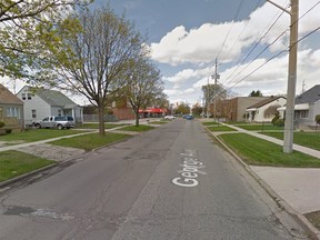 A Google Maps image of George Avenue between Seminole and Reginald Street in Windsor.