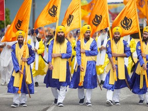Local Sikhs celebrate Khalsa Day at the Riverfront Festival Plaza, Sunday, May 10, 2015.  (DAX MELMER/The Windsor Star)