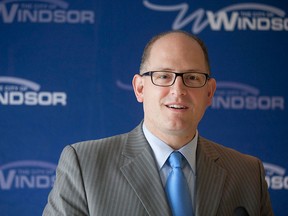 Files: Windsor mayor, Drew Dilkens, holds a press conference at City Hall, Wednesday, May 13, 2015, to discuss the 9th annual Mayor's Walk and Windsor's 123rd birthday celebration this Victoria Day.   (DAX MELMER/The Windsor Star)