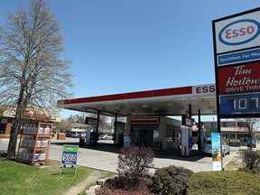 The Esso station at the corner of Wyandotte Street and Marentette Avenue is seen in Windsor on Saturday, May 2, 2015. The gas station was the site of a early morning robbery.                  (TYLER BROWNBRIDGE/The Windsor Star)