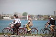 Cyclists take part in the Windsor Tweed Ride along Windsor's waterfront, Saturday, May 9, 2015.  (DAX MELMER/The Windsor Star)