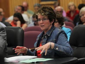 Windsor Public Library CEO Kitty Pope answers questions during Windsor City Council on May 4, 2015.  (JASON KRYK/The Windsor Star)