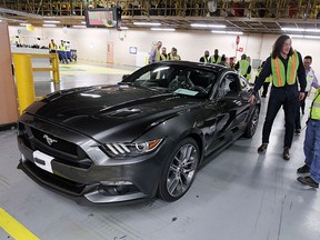 Grey was the colour of choice when LaSalle's Luke Willson picked up his new Ford Mustang GT at the assembly plant in Flat Rock, Mich. back on April 1. (TYLER BROWNBRIDGE / Windsor Star files)