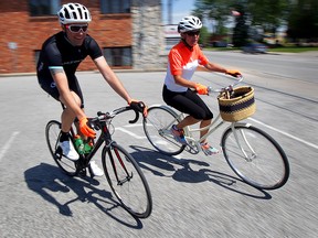 Adam McClounie rides with Kelly Steele in Tecumseh,  June 2,  2015. (NICK BRANCACCIO/The Windsor Star)