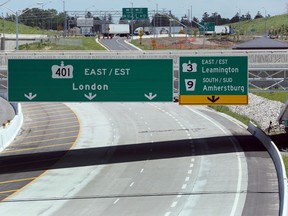The Herb Gray Parkway will officially open within a week, parkway officials said Tuesday.  (JASON KRYK/The Windsor Star)