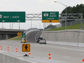 Officials with the Herb Gray Parkway provided the media with a tour of a portion of the project on Thursday, June 25, 2015. A section of the parkway near Howard Avenue is shown. (DAN JANISSE/The Windsor Star)
