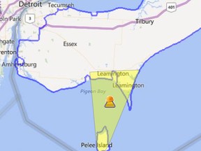 Power has been knocked out to more than 2,000 Hydro One customers in the Kingsville, Leamington and Pelee Island area.