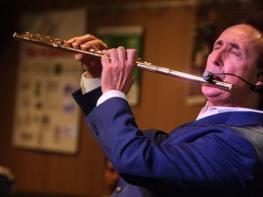 Alexander Zonjic, musical director for Carrousel of the Nation, performs during the press conference kickoff event at the Windsor Star News Cafe in Windsor on Tuesday, June 2, 2015. Carrousel by the River will happen at Festival Plaza on June 12-14. Carrousel Around the City takes place the following two weekends.                (TYLER BROWNBRIDGE/The Windsor Star)