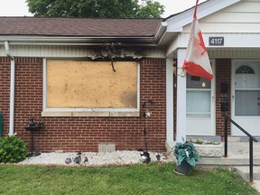 A June 20, 2015 fire caused $90,000 damage to this building at 4117 Wyandotte St E.          (DAX MELMER/The Windsor Star)