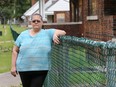 Rita Montgomery, one of a handful of people that still live on Indian Road, is shown on Wednesday, June 24, 2015. She commented on the latest court battle regarding boarded-up homes owned by the Ambassador Bridge company. (DAN JANISSE/The Windsor Star)