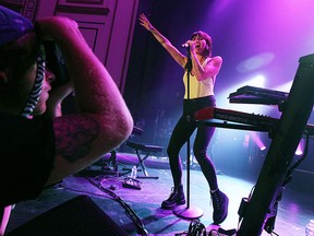 Juno award winning artist Lights performs at the Walkerville Theatre in Windsor on Monday, June 15, 2015. Lights played to a packed house of energetic fans.                (TYLER BROWNBRIDGE/The Windsor Star)