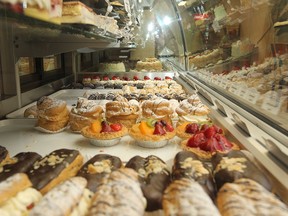 Sunrise Bakery, owned by Ali Bazzi during the grand opening of the new downtown Windsor location on University Avenue east near Ouellette Avenue in Windsor, Ontario on June 1, 2015.  There was a steady flow of customers to the new downtown bakery.  (JASON KRYK/The Windsor Star)