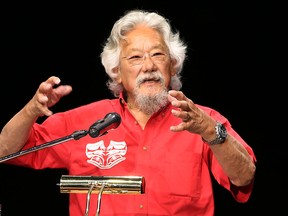 David Suzuki speaks on Monday, June 22, 2015, at the Capitol Theatre in Windsor, ON. He was promoting his latest book "Letters to My Grandchildren". (DAN JANISSE/The Windsor Star)