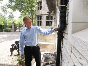 Tom Graziano, City of Windsor senior manager of facilities is shown at the Willistead Manor on Monday, June 8, 2015. The 1906 building and surrounding grounds need about $2.5 million in renovations. (DAN JANISSE/The Windsor Star)