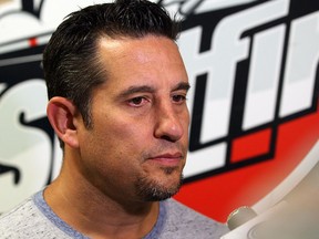 Windsor Spitfires' Bob Boughner is heading to the NHL San Jose Sharks, but remain team president of the OHL Spitfires July 03, 2015. (NICK BRANCACCIO/The Windsor Star).