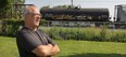 Joe White of Memorial Drive deals with numerous freight trains which rumble by his family home July 03, 2015. (NICK BRANCACCIO/The Windsor Star).