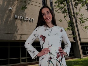 University of Windsor biology graduate Marisa Market is heading to University of Ottawa where she's accepted an offer to attend the MD/PhD program, Saturday July 04, 2015. (NICK BRANCACCIO/The Windsor Star)