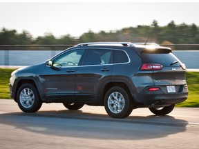 Jeep and Ram helped fuel a 2.2 per cent increase in sales last month compared to the same period last year at FCA Canada. A 2015 Jeep is shown above.