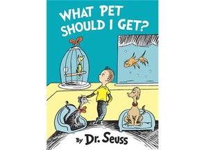 This book cover image released by Random House shows "What Pet Should I Get," by Dr. Seuss. THE CANADIAN PRESS/AP Photo/Random House